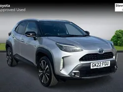 Silver Used 2022 Toyota Yaris Hybrid Edition Hatchback | £23,398