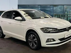 White Used 2021 VW Polo Match Hatchback | £16,566 (Fair price)