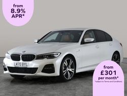 White Used 2020 BMW 330e M Sport Sedan | £19,926 (Fair price)