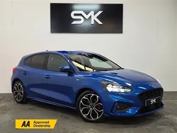 Blue Used 2020 Ford Focus ST-Line X Hatchback | £14,200 (Fair price)
