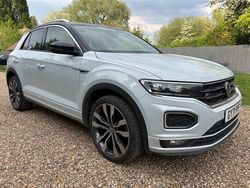 White silver metallic Used 2021 VW T-Roc R-line SUV | £21,000 (Fair price)