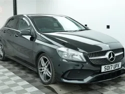Black Used 2017 Mercedes A200 AMG line Hatchback | £11,495 (Fair price)