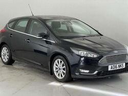 Black Used 2016 Ford Focus Titanium Hatchback | £6,920 (Good price)
