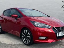Red Used 2021 Nissan Micra Tekna Hatchback | £14,990 (Fair price)