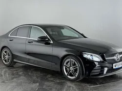 Black Used 2019 Mercedes C300 AMG Line Premium Sedan | £17,450 (Fair price)