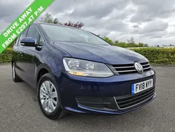 Blue Used 2018 VW Sharan SE MPV | £12,795 (Fair price)