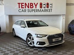 White Used 2019 Audi A6 Sport Estate | £15,995 (Super price)