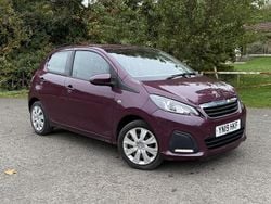Purple Used 2019 Peugeot 108 Active Hatchback | £6,604 (Fair price)