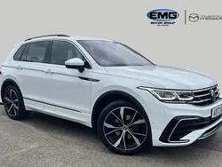 White Used 2022 VW Tiguan R-line SUV | £27,299 (Fair price)