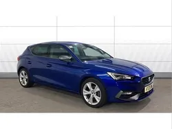 Blue Used 2021 Seat Leon FR Hatchback | £13,495 (Fair price)