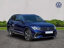 Blue Used 2025 VW Tiguan Allspace R-line SUV | £35,190 (Expensive)
