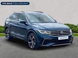 Blue Used 2021 VW Tiguan R-line SUV | £20,939 (Fair price)