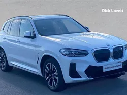 White Used 2022 BMW iX3 M Sport SUV | £26,222 (Fair price)