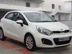 White Used 2013 Kia Rio 2 Hatchback | £6,999 (Fair price)