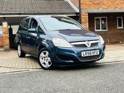 Blue Used 2008 Vauxhall Zafira MPV | £1,990 (Fair price)