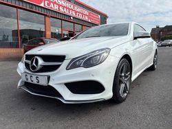 White Used 2015 Mercedes E220 AMG line Coupe | £10,990 (Fair price)