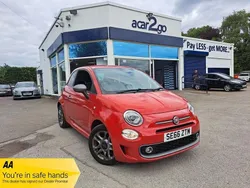 Red Used 2017 Fiat 500 S Hatchback | £5,898 (Fair price)