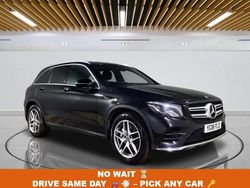 Black Used 2018 Mercedes GLC220 AMG line Estate | £15,899 (Fair price)
