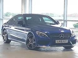 Blue Used 2018 Mercedes C43 AMG Premium Coupe | £23,498 (Fair price)