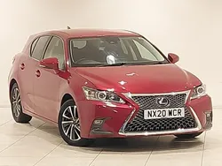 Red Used 2020 Lexus CT200h Hatchback | £15,498 (Fair price)