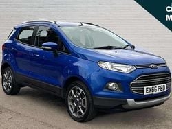 Blue Used 2016 Ford Ecosport Titanium SUV | £7,634 (Fair price)
