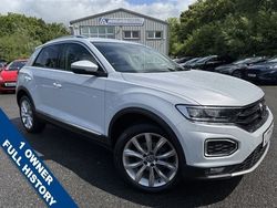 White Used 2021 VW T-Roc SEL SUV | £18,999 (Fair price)