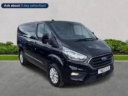 Black Used 2022 Ford Transit Custom Limited Van | £13,100 (Super price)