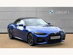 Blue Used 2021 BMW 420 M Sport Cabriolet | £27,995 (A bit pricey)