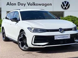 White Used 2024 VW Passat R-line Estate | £36,495