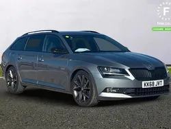 Grey Used 2019 Skoda Superb SportlinePlus Estate | £28,399