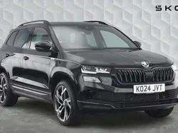 Black Used 2024 Skoda Karoq SportLine SUV | £30,000 (Fair price)