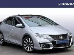 Silver Used 2016 Honda Civic SR Hatchback | £13,950 (Expensive)