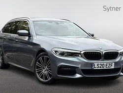 Blue Used 2020 BMW 540 M Sport Estate | £37,000 (Expensive)