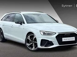 White Used 2022 Audi A4 Black Edition Estate | £29,500 (Fair price)