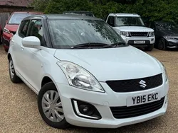 White Used 2015 Suzuki Swift Hatchback | £4,790 (Fair price)