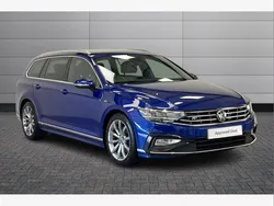 Blue Used 2022 VW Passat R-line Estate | £21,990 (Expensive)