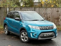 Turquoise/black Used 2015 Suzuki Vitara SZ-T SUV | £7,250 (Fair price)