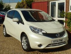 White Used 2014 Nissan Note Acenta Premium Hatchback | £4,495 (Expensive)