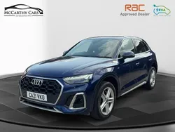 Blue Used 2021 Audi Q5 S-Line SUV | £22,795 (Fair price)