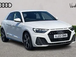White Used 2022 Audi A1 S-Line Hatchback | £20,400 (Fair price)