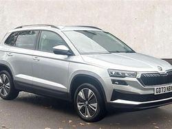 Brilliant silver metallic Used 2024 Skoda Karoq SE Drive SUV | £16,991 (Good price)