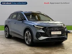 Blue Used 2024 Audi Q4 e-tron Black Edition SUV | £38,322 (Fair price)