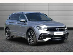 Silver Used 2025 VW Tiguan Allspace R-line SUV | £35,350 (A bit pricey)