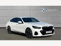 White New 2025 BMW 520 M Sport Sedan | £50,940 (Fair price)