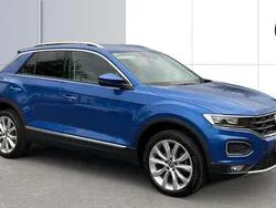 Blue Used 2021 VW T-Roc SEL SUV | £20,245 (Fair price)