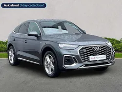 Grey Used 2022 Audi Q5 Sportback S-Line SUV | £33,625 (Fair price)