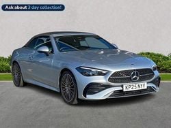 Silver Used 2025 Mercedes CLE300 AMG Line Premium Cabriolet | £52,599 (Good price)