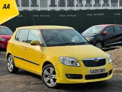 Yellow Used 2009 Skoda Fabia Sport Hatchback | £3,995