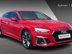 Red Used 2024 Audi A5 Sportback S-Line Hatchback | £30,000 (Good price)