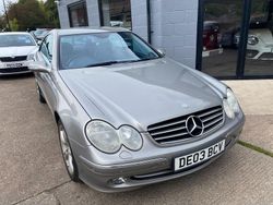 Silver Used 2003 Mercedes CLK240 Avantgarde Coupe | £2,995